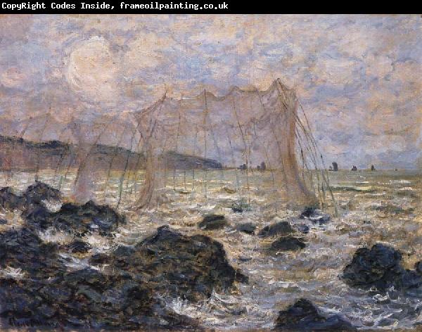 Claude Monet Fishing Nets at Pouruille